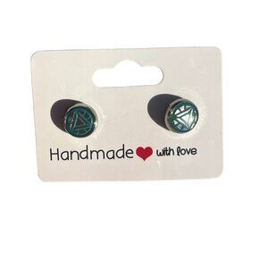 Iron Man Arc Reactor Stud Earrings
